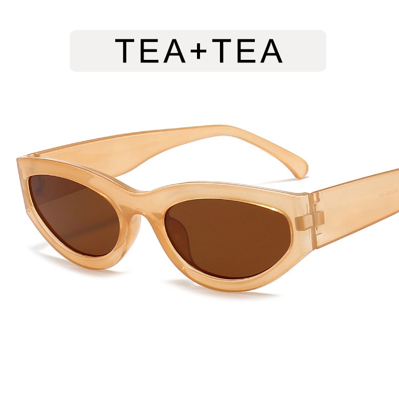 Kính Mát Thời Trang Hình Mắt Mèo Màu Kẹo Ngọt Phong Cách Phương Tây Cổ Điển