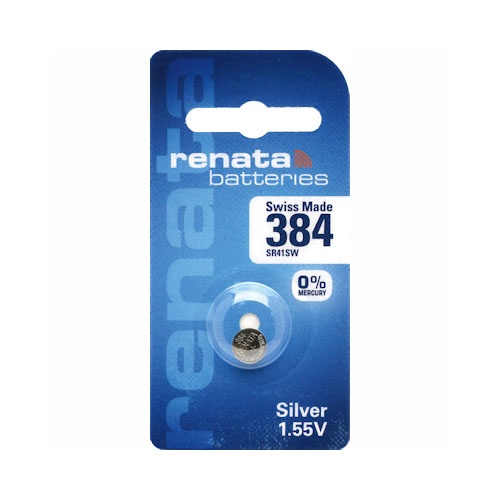 [HCM]Pin đồng hồ Thụy Sỹ RENATA 384 / SR41SW silver bạc Made in Swiss (Loại tốt - Giá 1 viên)