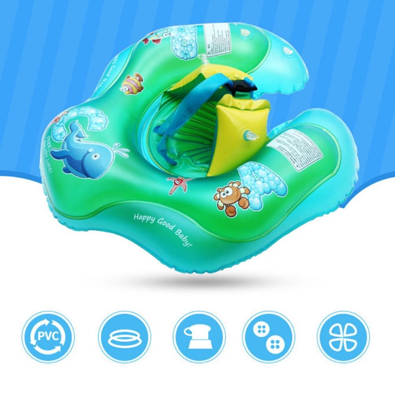 [HCM]Phao Bơi, Phao Bơi Chống Lật Kiểu Dáng Hoạt Hình Dễ Thương Cho Bé,Bơm khí miễn phí-MY-YYQL/S