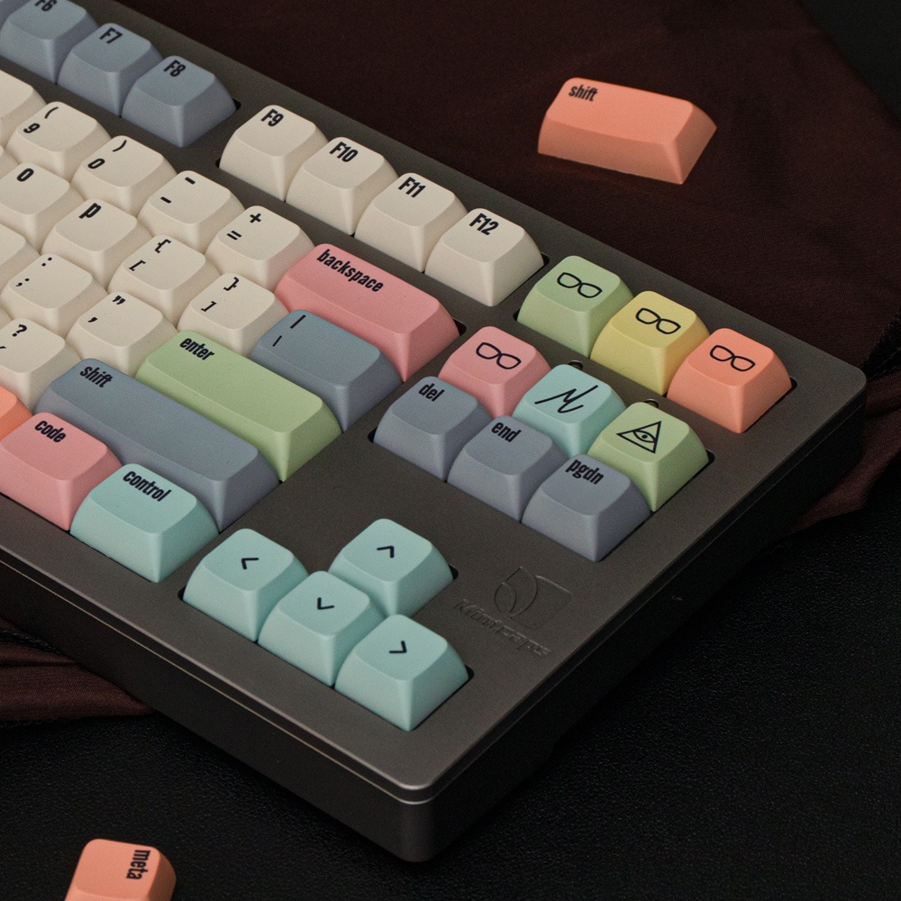 Canvas keycaps XDA profile Dye Sub PBT keycap 134 keys 64/68/87/96/980