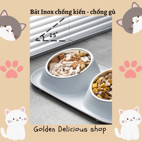 Bát Đôi Inox Chống Kiến Chống Gù - Chất Liệu Sang Trọng - Màu Sắc Pastel Cực Đẹp - Giá Siêu Rẻ