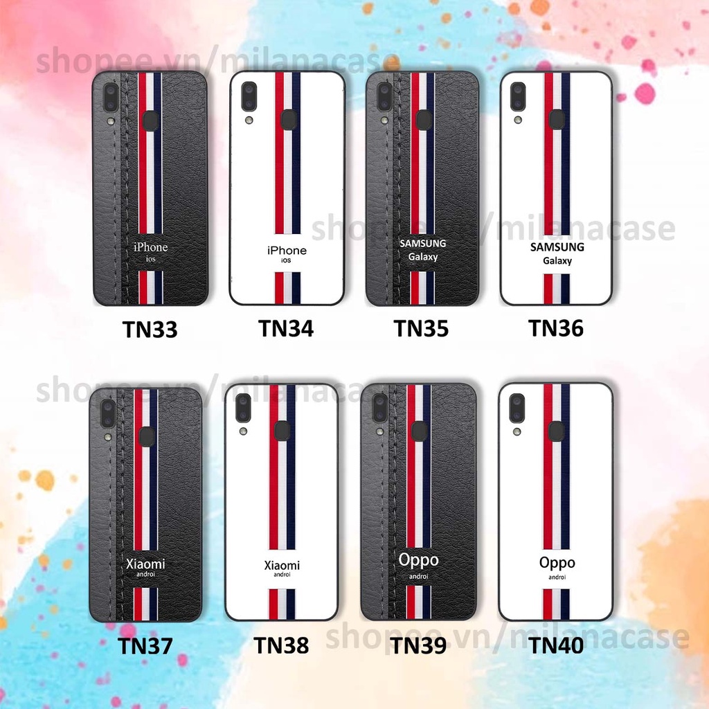 Ốp Samsung A20 / A30 in giả da phong cách thể thao, cá tính, thời trang