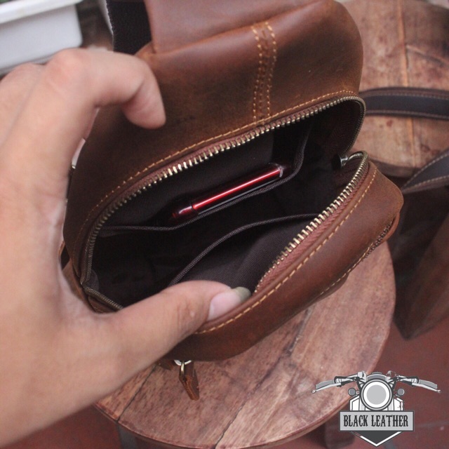 Túi đeo chéo Da Bò Thật 100%