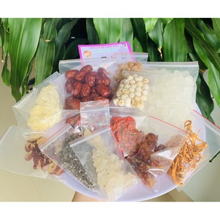 SET CHÈ DƯỠNG NHAN CHÈ TUYẾT YẾN- nấu 15-30 chén chè tự chọn