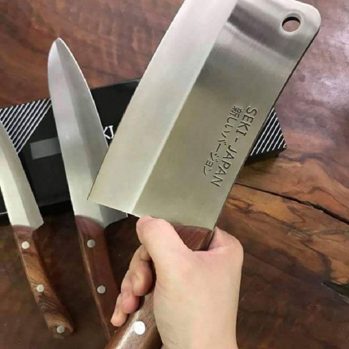 Dao chặt SEKI Nhật Bản Siêu Bền Đẹp Nặng 800gr dài 29cm