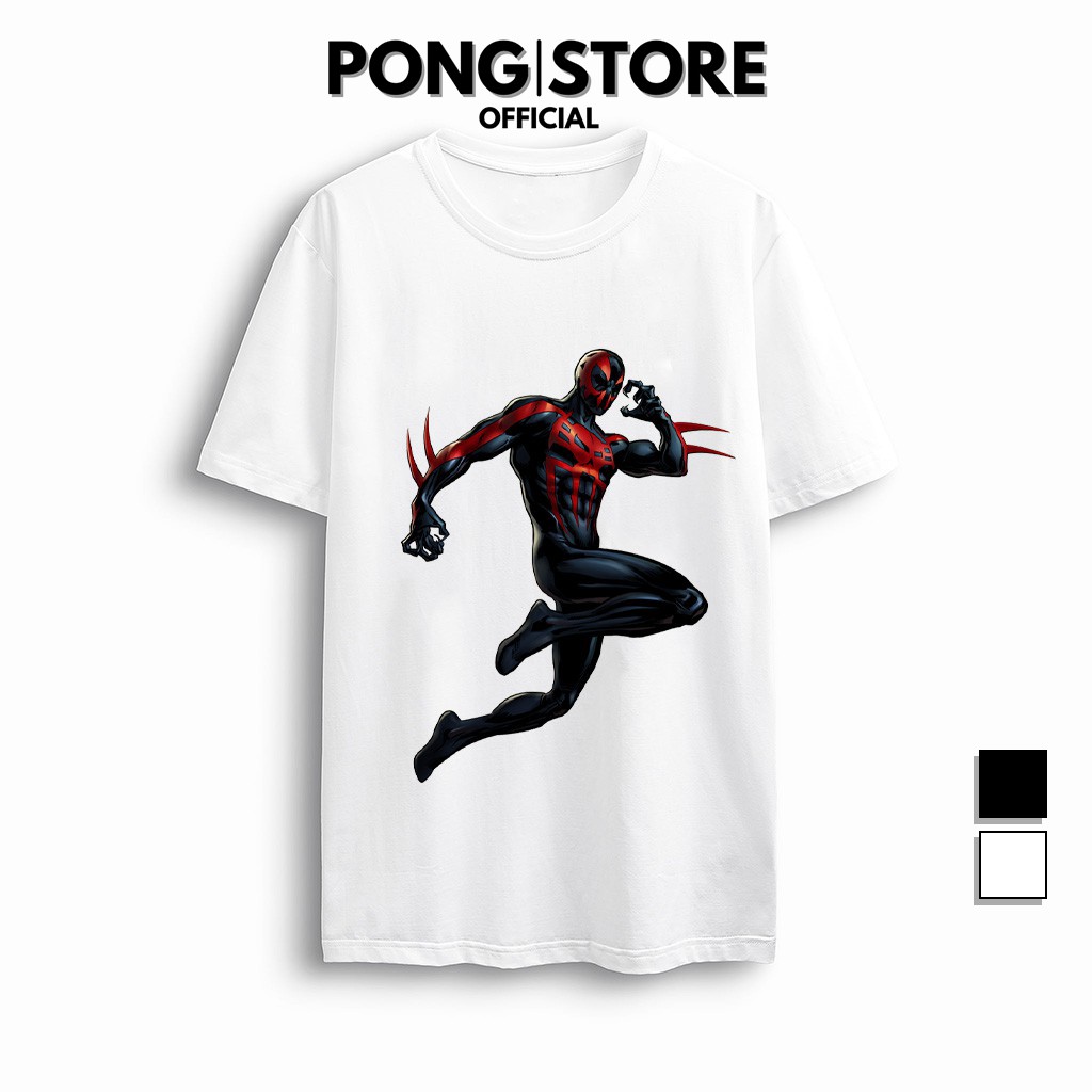 Áo thun tay lỡ form rộng nam nữ BST Spider Man - Áo thun unisex cổ tròn chất thun co giãn thoáng mát PONGSTORE