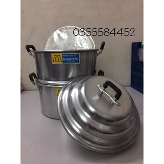 Chõ Đồ Xôi. Hấp Bánh, Hải Sản Nhôm Mạnh Hùng(20, 22, 24, 26, 28, 30, 32cm)
