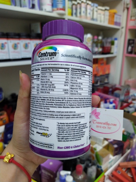 Centrum silver women trên 50 tuổi , dưới 50 tuổi 200 viên