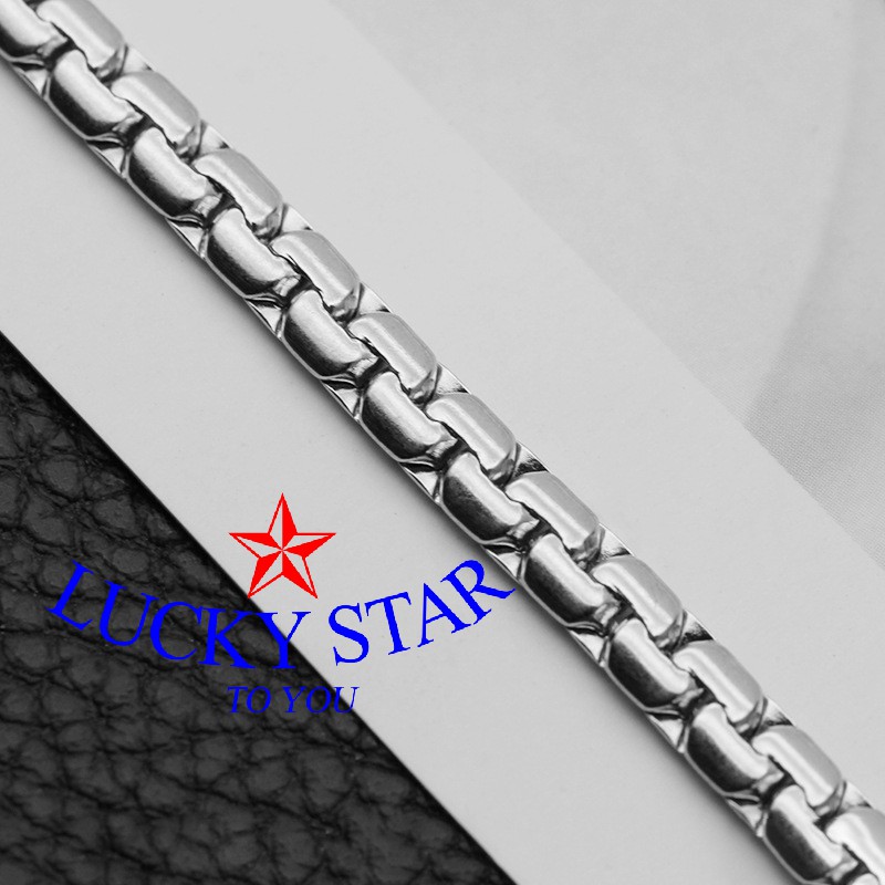 Dây chuyền inox nam trơn chuỗi xích cá tính thời trang