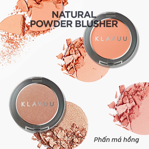 [Mã INCU20 giảm 20K đơn 150K] Phấn má hồng KLAVUU Urban Pearlsation Natural Powder Bluser (5.5g) | WebRaoVat - webraovat.net.vn