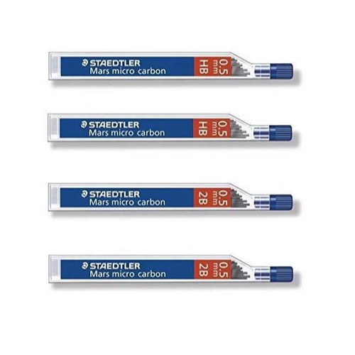 [ TÂM TÂM ]-Ruột chì kim kỹ thuật MARSMICRO 0.5 mm độ cứng 2B/HB Staedtler-