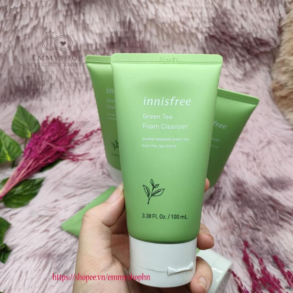 Sữa rửa mặt trà xanh innisfree Green Tea Foam Cleanser 150ml 100ml