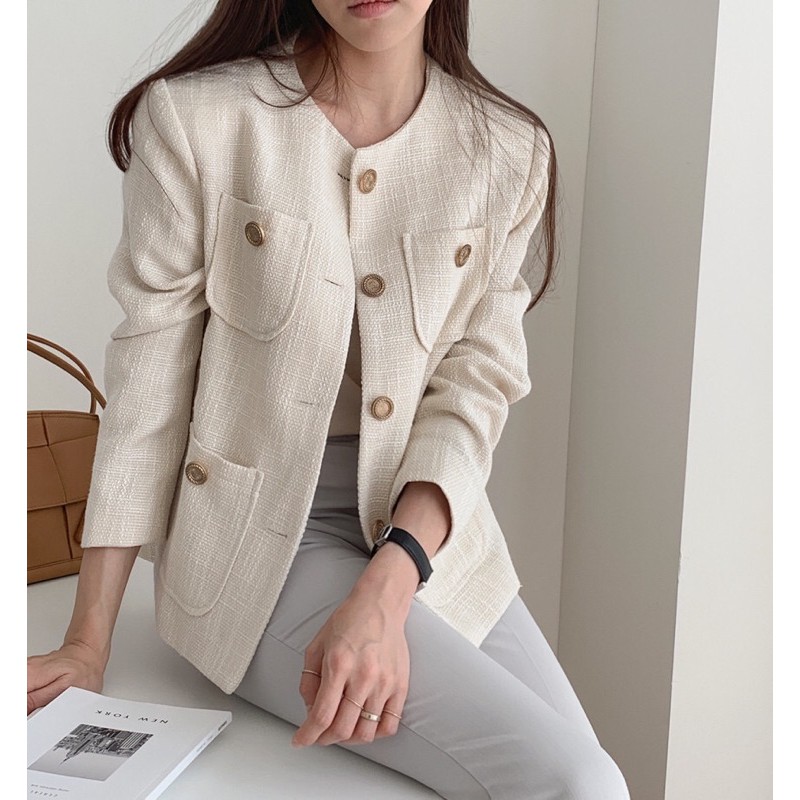 (Hàng có sẵn) Áo Blazer cao cấp dáng ngắn (có ảnh chụp thật) | BigBuy360 - bigbuy360.vn