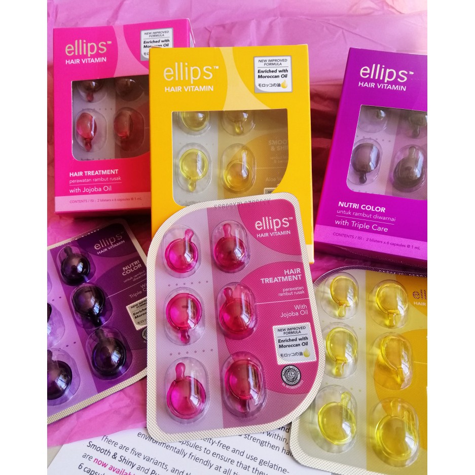 Viên Dưỡng Tóc Ellips Hair Vitamin Vỉ 6 Viên - Hộp 2 Vỉ x 6 Viên | BigBuy360 - bigbuy360.vn