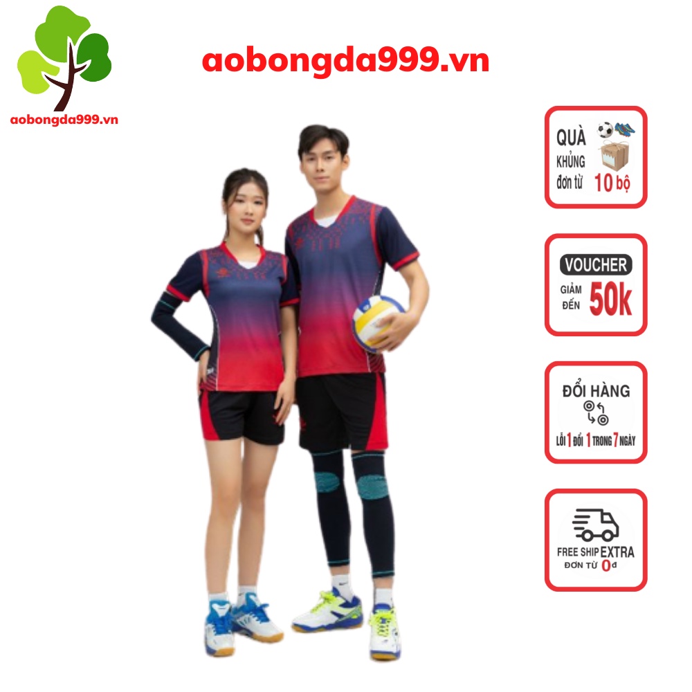 Quần áo bóng chuyền cầu lông nam nữ không logo thiết kế LIBERO - aodabong999.vn