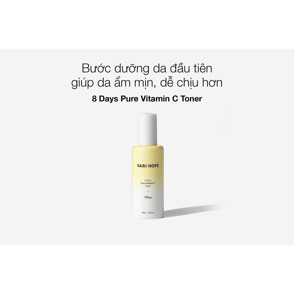 Nước cân bằng làm sáng da Varihope 8 Days Pure Vitamin C Toner | BigBuy360 - bigbuy360.vn