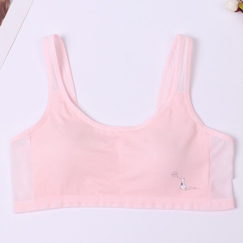 Bra/ áo lá bé gái mới lớn - áo lót 2 lớp + mút mỏng cotton phong cách Hàn Quốc thoáng mát MK-582 | BigBuy360 - bigbuy360.vn