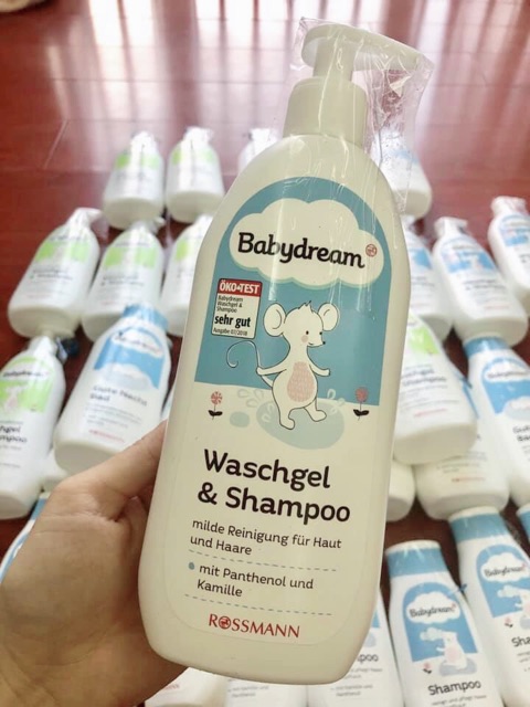 SỮA TẮM GỘI BABYDREAM 500ml