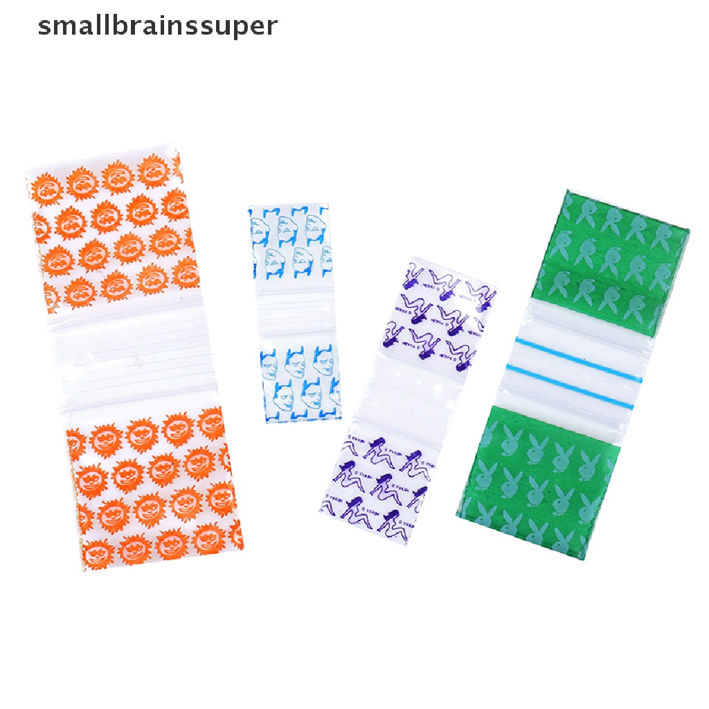 Set 100 túi khóa zip nhỏ gọn cỡ 1.6*2/ 1.8*2.5/ 2.5*3/ 3*4cm