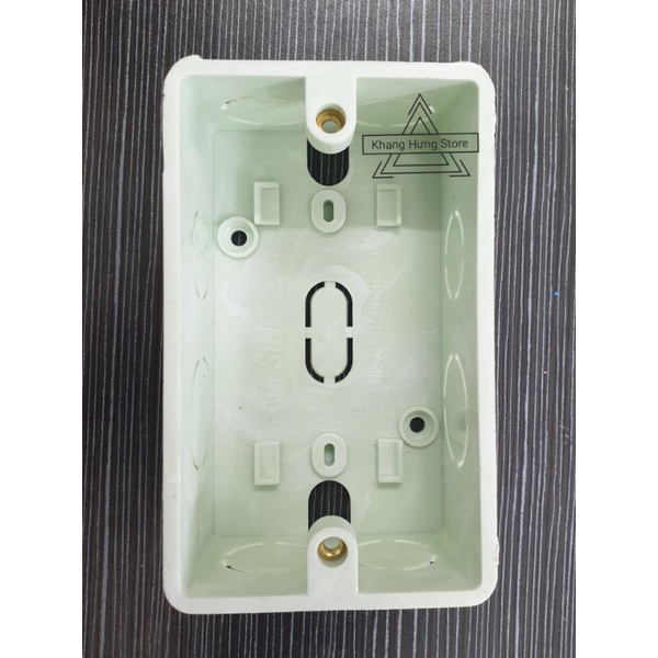 Đế Âm Tự Chống Cháy / Hộp âm , đế âm đơn, đế âm đôi , đế vuông Sino S2157 , S2157/D