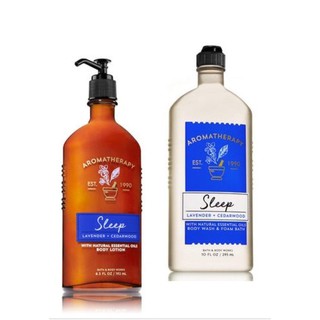 Sữa dưỡng thể thư giãn Sleep Lavender + Cedarwood - Bath & Body Works Aromatherapy