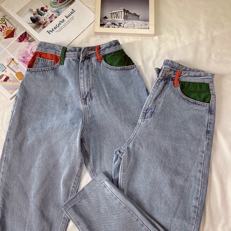 Quần baggy jean nữ 🚛 FREESHIP 🚛 Quần baggy jean nữ ống rộng lưng cao size đại hàng VnXK bigsize nữ 2Kjean Ms98 | BigBuy360 - bigbuy360.vn