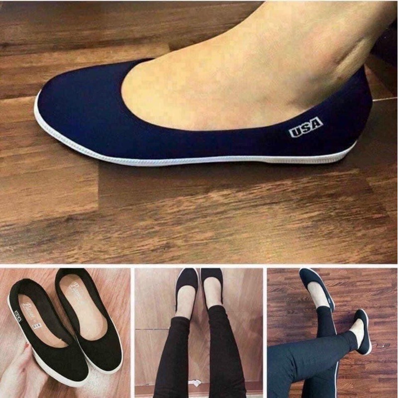 Giày bệt nữ USA dáng búp bê ôm chân siêu nhẹ hàng chuẩn Thái Lan | BigBuy360 - bigbuy360.vn