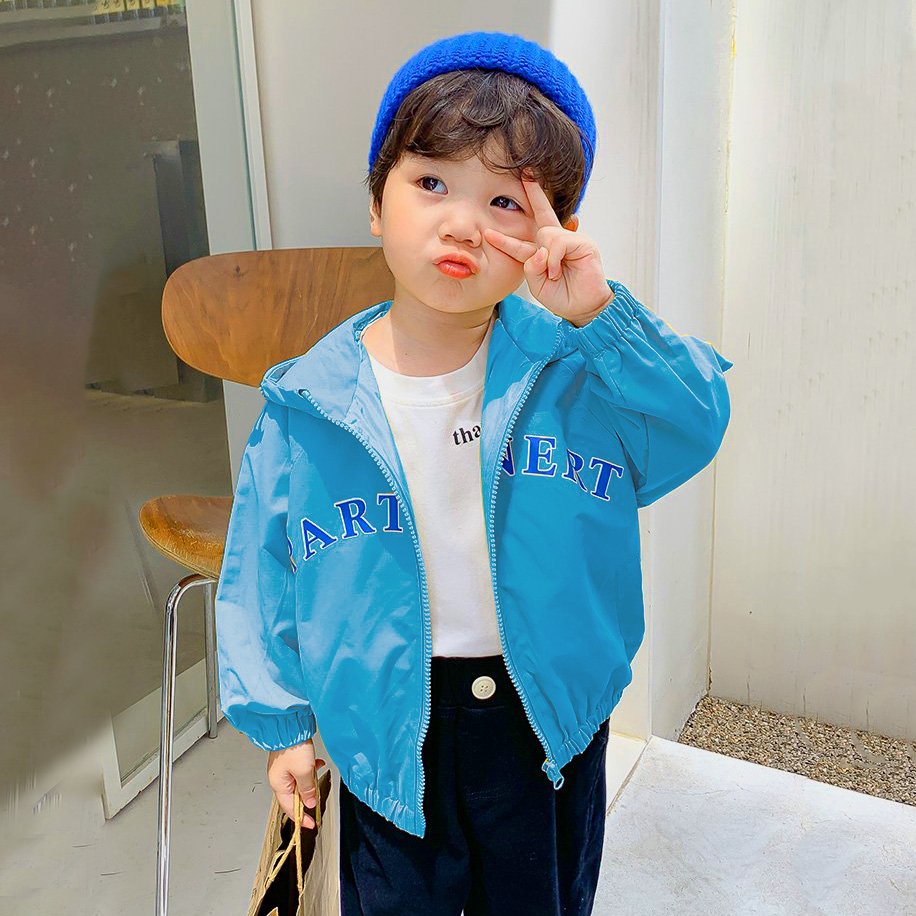 Áo khoác gió có mũ 2 lớp thu đông cho bé trai bé gái Magickids Áo khoác dù trẻ em chắn gió AO21010