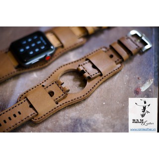 (MUA 1 ĐƯỢC 5)DÂY ĐỒNG HỒ DA BÒ THẬT RAM BUNDSTRAP B2+PEBBLE-CHÍNH HÃNG RAM LEATHER