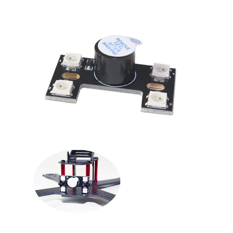 Bộ Điều Khiển Bay F3 F4 F7 5V WS2812B Tích Hợp Đèn LED Với Chế Độ Lớn Và Còi