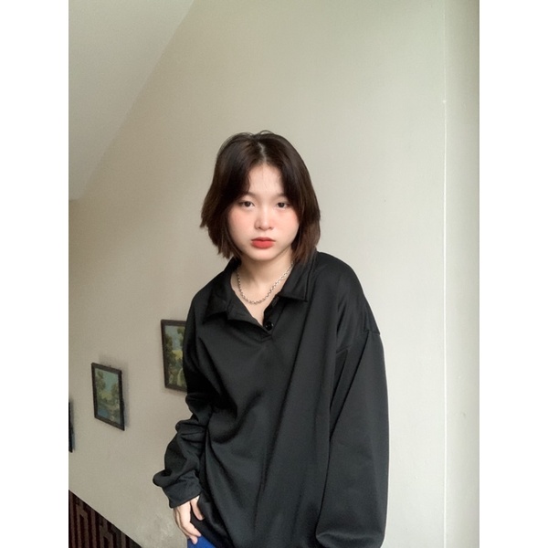 ÁO POLO NỈ DÀI TAY | BigBuy360 - bigbuy360.vn