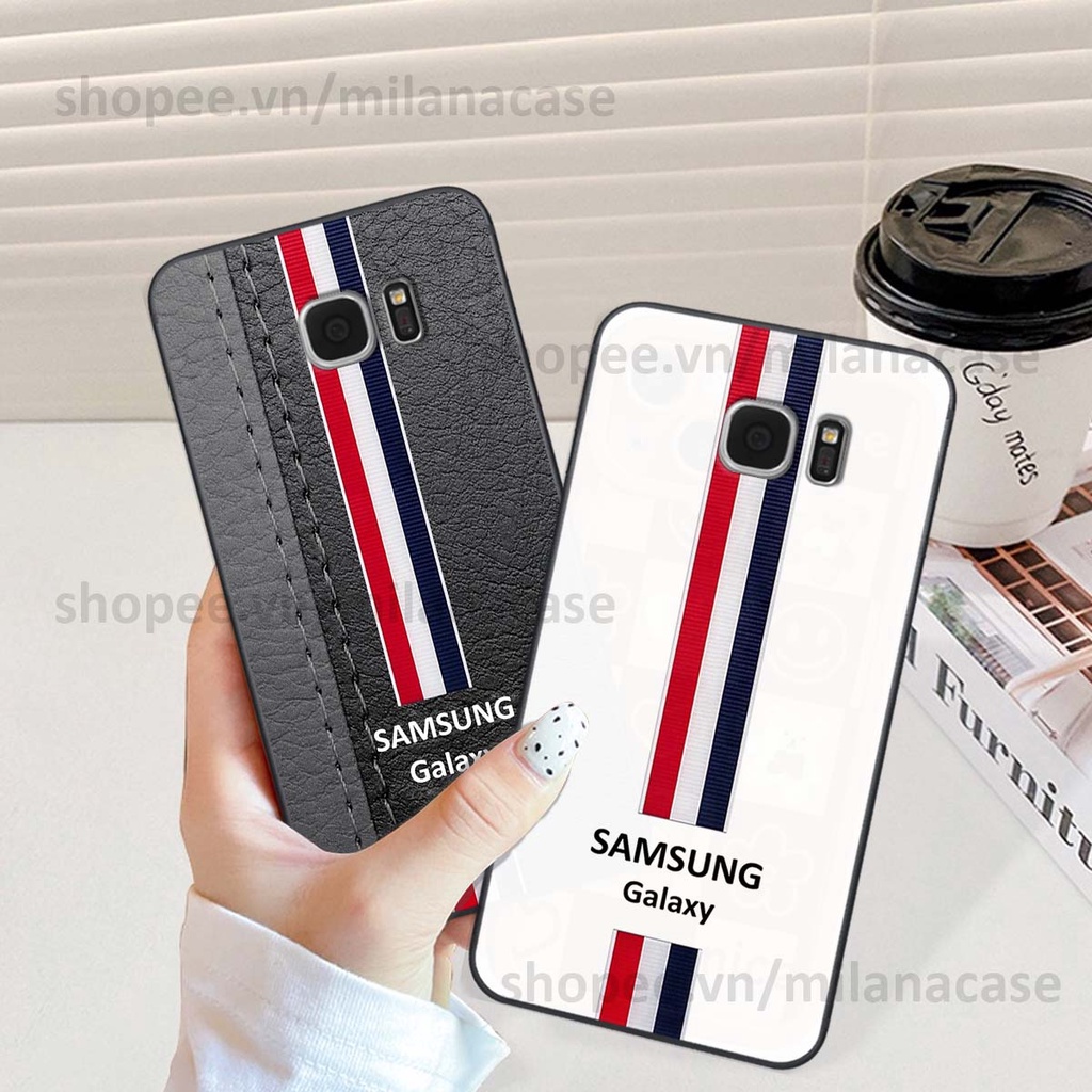 Ốp Samsung S6 / S6 EDGE / S7 / S7 EDGE in giả da phong cách thể thao, cá tính, thời trang