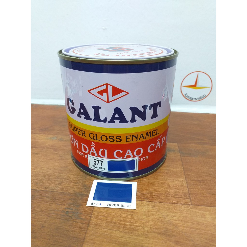 Sơn dầu Galant màu xanh 577 800ml