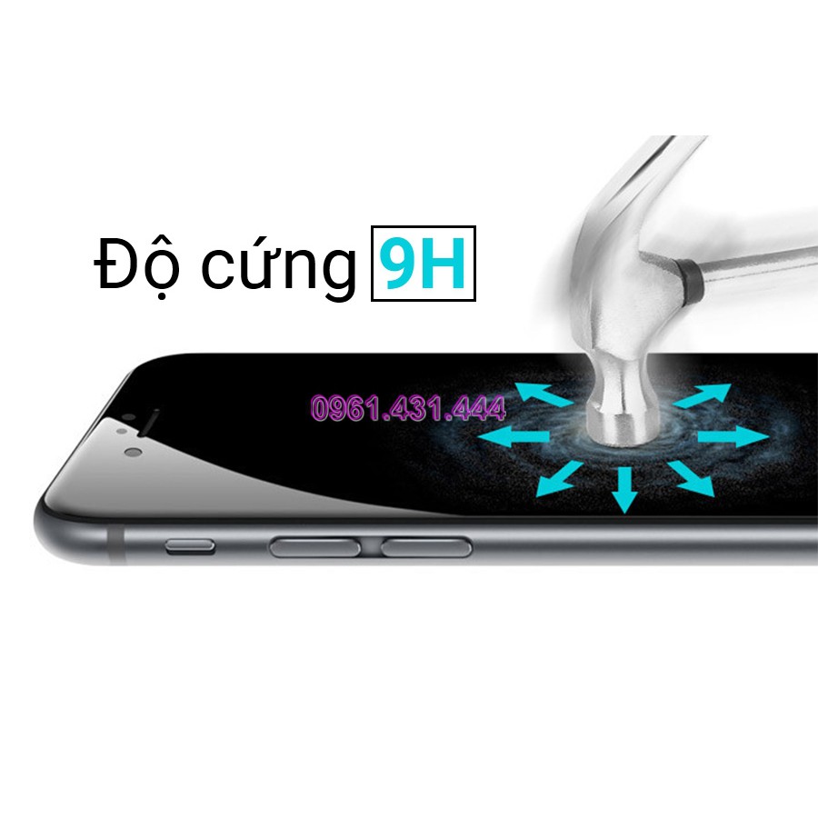 [RẺ VÔ ĐỊCH] Kính Cường Lực 9D Full Màn Cho Iphone 6/7/8/X - Siêu Bền