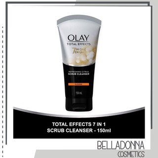 Sữa rửa mặt tẩy tế bào chết Olay Total Effect 7 in one Refreshing Citrus Scrub Cleanser 150ml