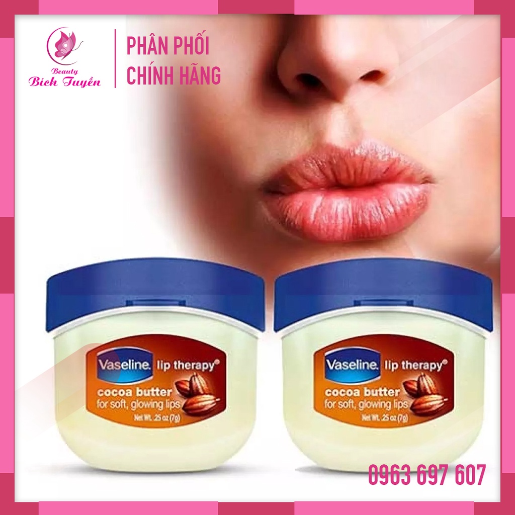 Sáp dưỡng môi VASELINE Cocoa Butter 7g BT Cosmetic