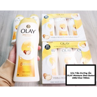 Sữa tắm dưỡng ẩm olay shea butter