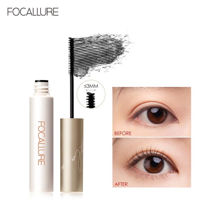 (Hàng Mới Về) Mascara Sợi Tơ 3d Kháng Nước Chuốt Mi Cong Vút Và Dài Hơn Focallure