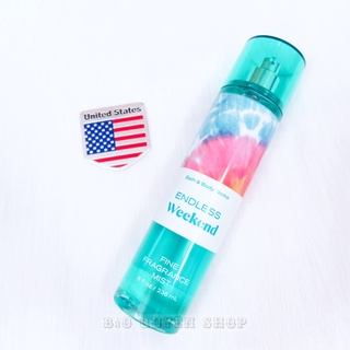 Xịt thơm toàn thân tông nước hoa Bath & Body Works Endless Weekend Fragrance Mist 236mL