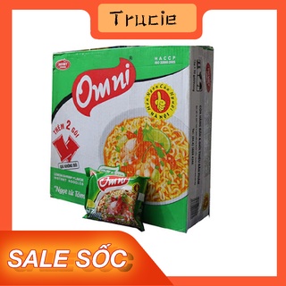 Thùng mì tôm chanh omni - havietfood - ăn vặt trucie