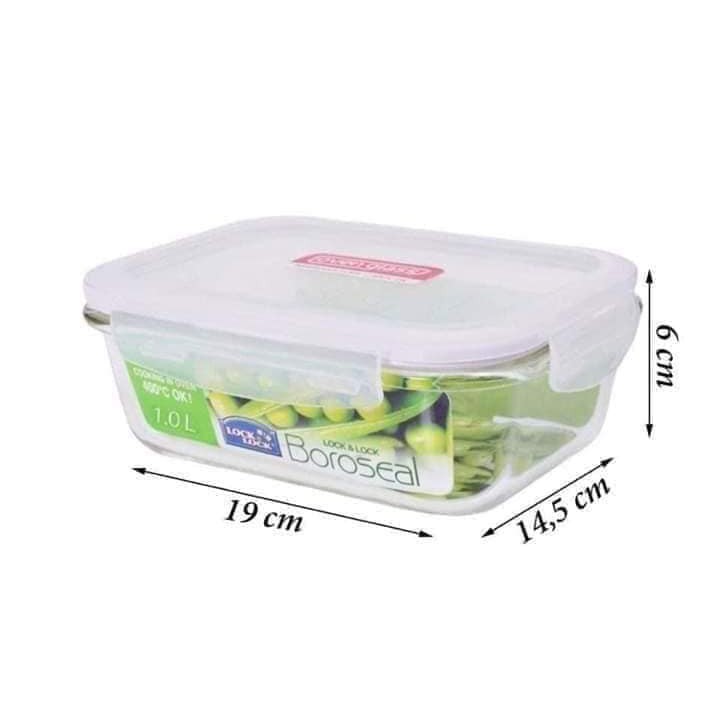 HỘP THỦY TINH LOCK & LOCK 1 LÍT