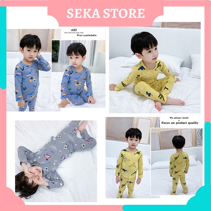 Đồ bộ bé trai, bé gái, bộ đồ cotton cho bé đi chơi, đi ngủ SEKA STORE 2106.37