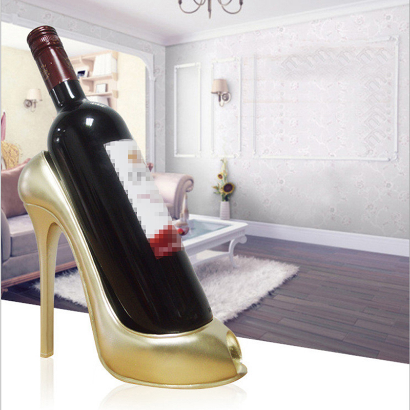 [ProsperityUs] High heels ornaments home TV cabinet decoration wine rack Red Shoe Wine Rack