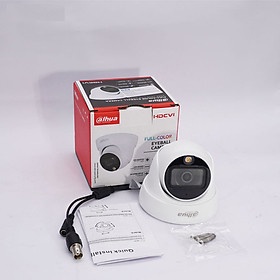 Camera có màu ban đêm. Tặng nguồn 12V. full color 2.0Mb DH-HAC-HDW1239TLP-LED Hàng chính hãng DSS. BH 24 Tháng. | BigBuy360 - bigbuy360.vn