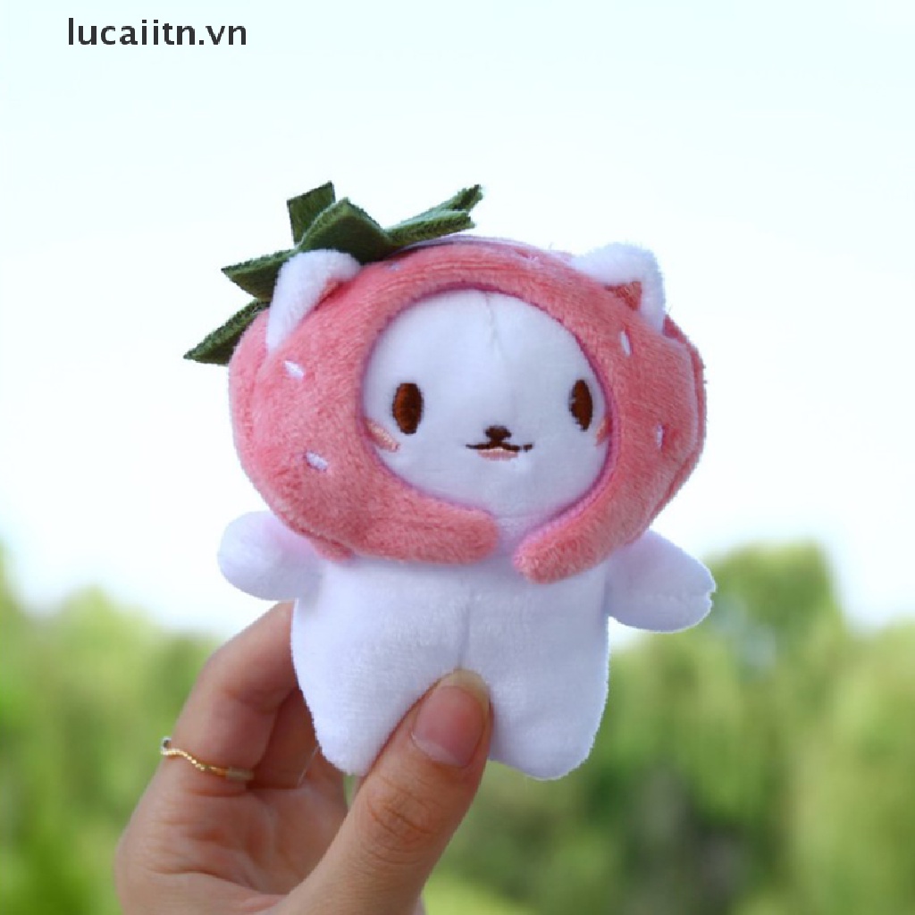 1 Móc Khóa Hình Gấu Trúc Taiyaki Nhồi Bông Đáng Yêu