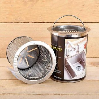 Giỏ lọc rác bồn rửa chén inox (1 CÁI)