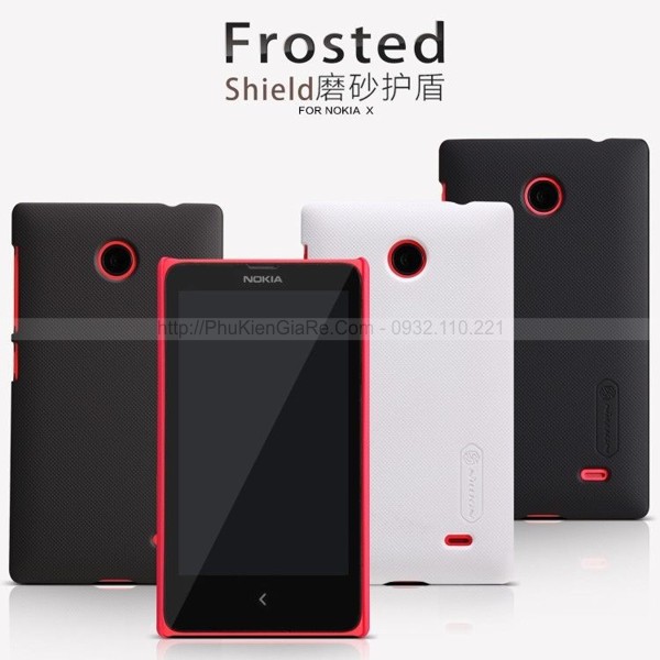 Ốp lưng Nokia X hiệu Nillkin dạng sần ( xả hàng )