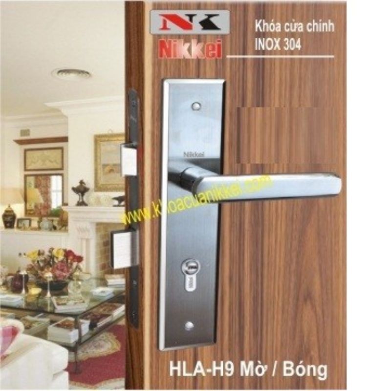 KHOÁ TAY GẠT NIKKEI HLA -H9 INOX 304 CAM KẾT CHÍNH HÃNG