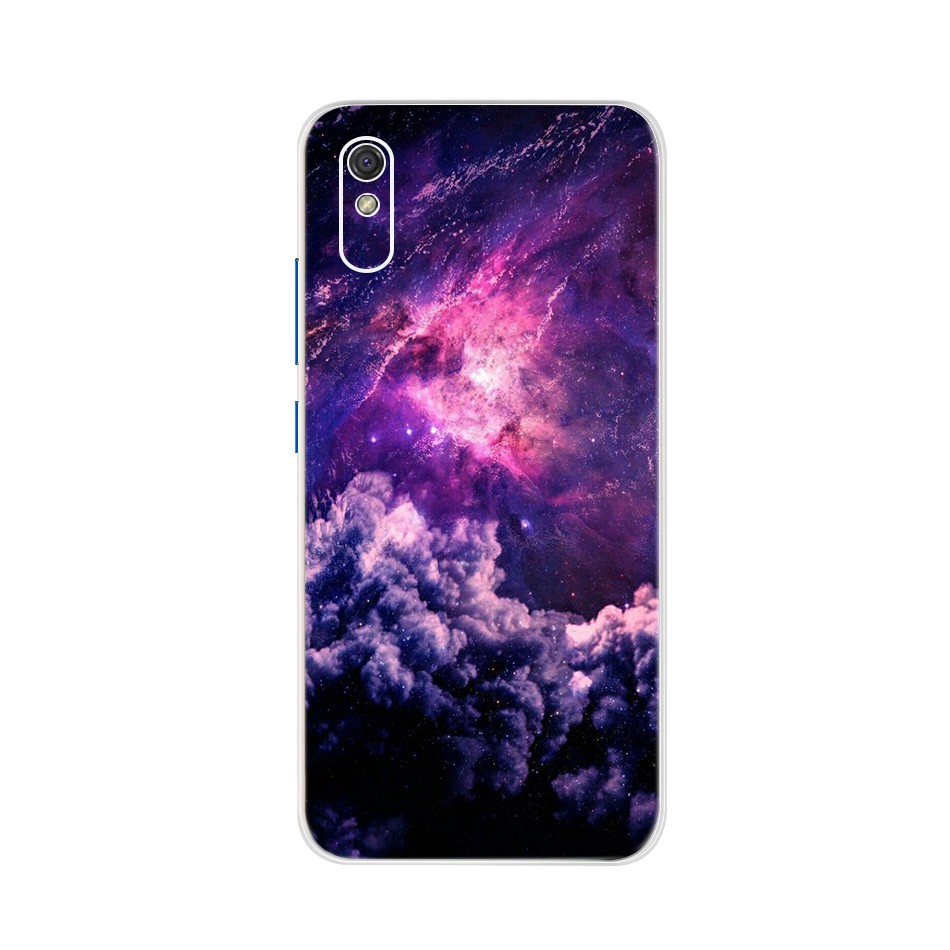 Ốp điện thoại TPU silicon dẻo in họa tiết đáng yêu cho Xiaomi Redmi 9A
