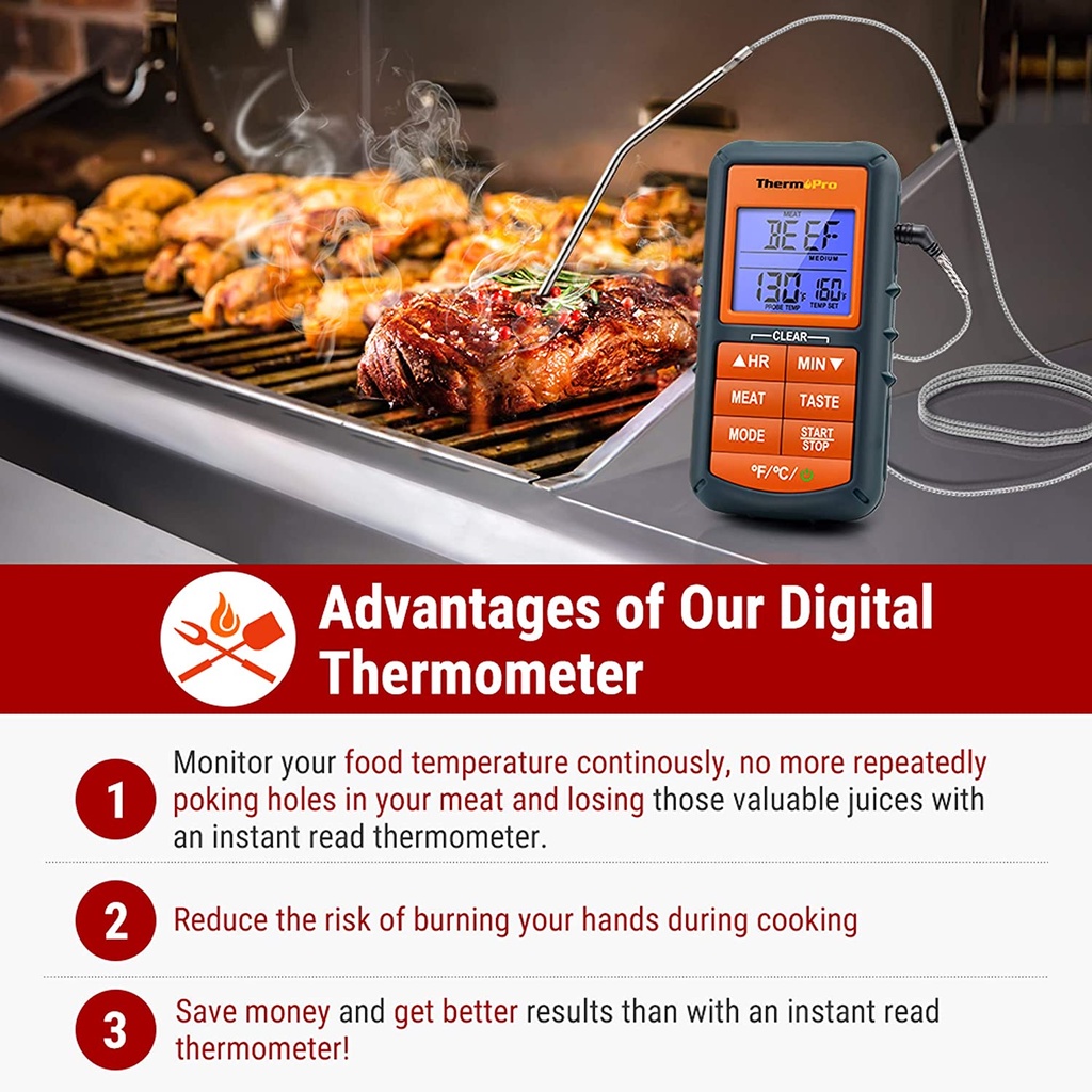 Nhiệt Kế thực phẩm điện tử ThermoPro